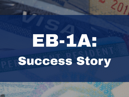 EB-1A petition approved by USCIS